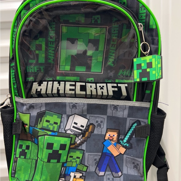 Minecraft Backpack Lot of 3 Kids School Bag Bundle Back to School Supplies - Picture 3 of 13